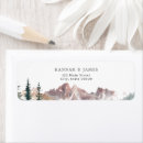 Search for outdoor return address labels Watercolor