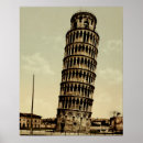 Search for leaning tower art Vintage