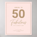 Search for 50th birthday welcome sign posters 50 and fabulous