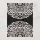 Recherche de mehndi cartes postales Mandala