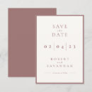 Search for mauve save the dates Minimalist