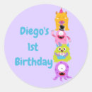 Search for happy monsters stickers Birthday