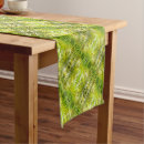 Search for green leaves table runners Tropical