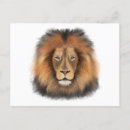 Search for male lion postcards Watercolor