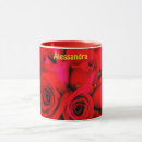 Search for dark red roses mugs For her