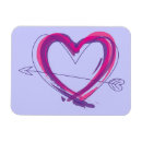 Recherche de coeur abstrait magnets Décoratif