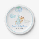Search for giraffe plates Boy baby shower