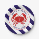 Search for nautical paper plates Kids birthday