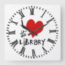 Search for library clocks Black