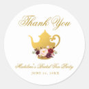 Search for tea party bridal shower stickers Watercolor floral