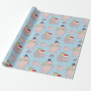 Search for hippo christmas wrapping paper Pattern