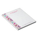 Search for flower pattern notepads Colourful