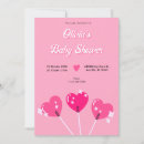 Search for candy heart baby shower invitations Pink