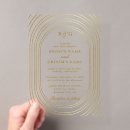 Recherche de transparent mariage invitations Luxe