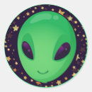 Recherche de alien ufo autocollants Vert