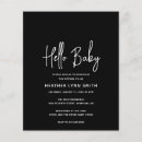 Recherche de black baby shower invitations Pour elle