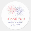 Search for 4th of july wedding stickers Red white and blue