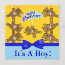 Search for umbrella baby boy shower invitations Bear