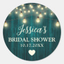 Search for teal wedding stickers Bridal shower