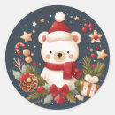 Search for christmas cute teddy bear stickers Winter