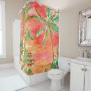 Search for coral beach shower curtains Vintage