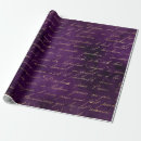 Search for deep purple wrapping paper Metallic