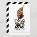Search for 30th birthday thank you cards Black