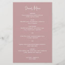 Search for pink menus Elegant