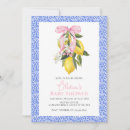 Recherche de lemon shower invitations Rose