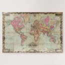 Recherche de cartes antiques puzzles Monde