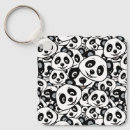 Search for panda bear keychains Kawaii