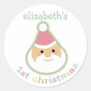Search for babys first christmas stickers Cute