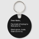 Search for math jokes keychains Mathematics
