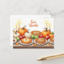 Recherche de festin de cartes postales Reconnaissant