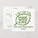 Search for voucher cards Typography