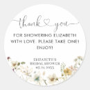 Search for vintage wildflowers stickers Bridal shower
