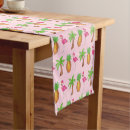 Search for pink flamingo table runners Beach