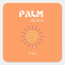Recherche de soleil orange autocollants Plage