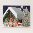 Recherche de pôles puzzles Noël