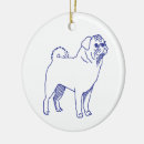 Search for mops ornaments Pug