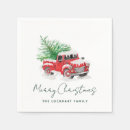 Search for modern christmas napkins Script typography