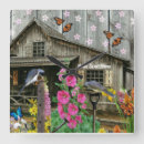 Search for birdhouse clocks Rustic