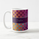 Recherche de pois turquoise tasses Motif