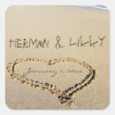 Search for sand wedding stickers Elegant