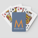 Search for last name playing cards Initial