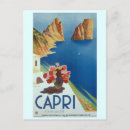 Recherche de capri italie cartes postales Rétro