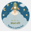 Search for blast off stickers Rocket ship