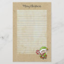 Search for christmas elf stationery paper Santa's helper