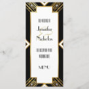 Search for great gatsby wedding menus Black and gold