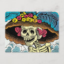 Search for calavera postcards Sugar skull